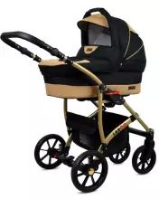 Babylux Largo Art.286476 Black Purple Universalus 3 viename vežimėlis