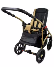 Babylux Largo Art.286476 Black Purple Universalus 3 viename vežimėlis