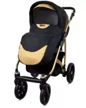 Babylux Largo Art.2864890 Silver Hearts Universalus 3 viename vežimėlis