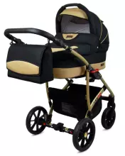 Babylux Largo Art.2864890 Silver Hearts Universalus 3 viename vežimėlis