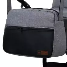 Babylux Optimal Art.286498 Grey Flex Black Universalus 3 viename vežimėlis