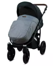 Babylux Optimal Art.286505 Silver Stone  Универсальная коляска 3 в 1