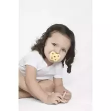 Hevea Natural Rubber Pacifier  Art.216121 Pale Butter  anatomical 3-36 month