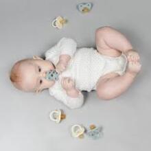 Hevea Natural Rubber Pacifier  Art.210831 Tan Beige  anatomical 3-36 month
