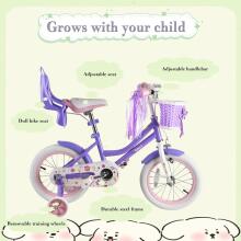 Rully Kids Bike Wheels Collas 12'  Art.286668 Violet  Vaikų dviratis su dviračiu