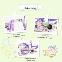 Rully Kids Bike Wheels Collas 12'  Art.286668 Violet  Vaikų dviratis su dviračiu