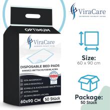 ViraCare Disposable Bed Pads  Art.286669 absorbuojantis lakštas 50 vnt. (60x90cm)