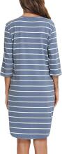 Italian Fashion Night Dress Art.286675 Light Blue  Maternity/Nursing Nightgown