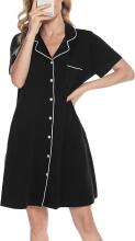 Italian Fashion Nightdress Art.286683 Dark Pink  Maternity/Nursing Nightgown