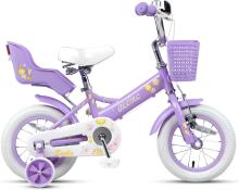 Glerc Kids Bike Wheels Collas 12'  Art.287139 Violet  Vaikų dviratis su dviračiu