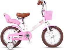 Glerc Kids Bike Wheels Collas 14'  Art.287152 White  Vaikų dviratis su dviračiu