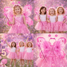 Happy Toys Fairy Wings Art.0636 Skirt, Wand & Tiara Set