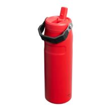 Thermos bottle with straw The IceFlow Bottle Flip Straw 2.0 0.71L dark red