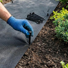 Kołki do mocavimo agrowłókninės agrotkaninės kotvy špilkės 50 vnt. 15 cm MultiGarden