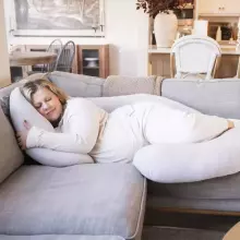 La Bebe™ Maternity Pillow Cotton Sì -Duo Art. 5-172 Wild Life. Multifunctional maternity pillow with memory foam filling