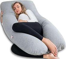 La Bebe™ Cushy Maternity Pillow Art. 5-172 Wild Life. Multifunctional Pregnancy Pillow (U-Shaped), Polyester Fiber Filling, 155×80 cm
