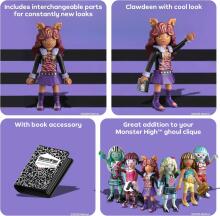 PLAYMOBIL Monster High – Clawdeen Wolf Figure Set for Spooky Stories & Halloween Fun