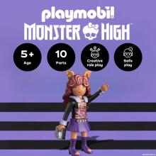 PLAYMOBIL Monster High – Clawdeen Wolf Figure Set for Spooky Stories & Halloween Fun