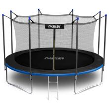 15ft/465cm Garden Trampoline with Safety Net and Ladder Neo-Sport