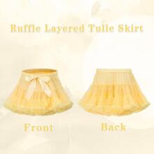 Bebe Basic Tu-Tu Luxury Skirt White Art.288185 Супер пышная юбочка для маленькой принцессы