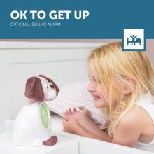 Zazu Kids Davy Dog Sleeptrainer Art.288271 Taupe Sleep Trainer with Davy's Night Light