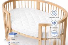 La Bebe™ Smart Bed Art.288273 Children's foam mattress 72x120x7 cm (Compatible with Ingvart)