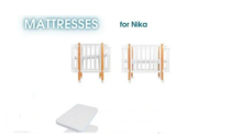 La Bebe™ Nika Bed Art.288288 Children's foam mattress 60x95x9cm (Compatible with Ingvart)