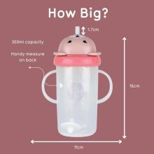 Tum Tum Baby Cup Art.288465 Bear Baby sippy cup with straw for ages 6+ months, 300 ml