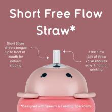 Tum Tum Baby Cup Art.288480 Fox Baby sippy cup with straw for ages 6+ months, 300 ml