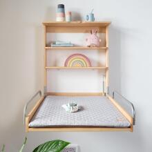 Roba Style Wall Changing Shelf  Art.288485 White  Столик для пеленания (крепится к стене)