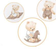 Bedding set - 6  parts - 120/90/360 - BABY BEARS