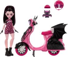 Monster High Drakulaura – „Scare-Cruiser“ paspirtukas su Count Fabulous