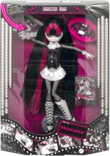 Monster High Reel Drama – Drakulaura nespalvota kolekcinė lėlė su plakatu