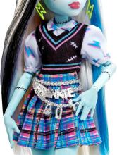 Monster High Frankie Stein Art.HXH73  lėlė – elektrinis mokyklos stilius su Watzie ir aksesuarais
