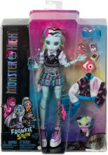 Monster High Frankie Stein Art.HXH73  lėlė – elektrinis mokyklos stilius su Watzie ir aksesuarais