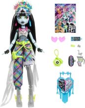 Monster High Frankie Stein Doll – Glam Monster Festival Outfit with Accessories