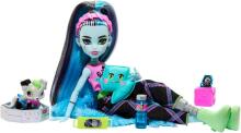 Monster High Creepover Party – Franki Stein pižamos stilius su Watzie ir aksesuarais