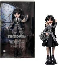 Monster High x Wednesday Addams lėlė – Nevermore kolekcinė figūrėlė