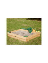 AXI Wooden Sandbox + Storage for Accessories + Cover