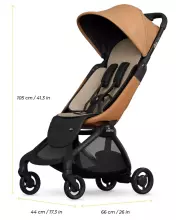 Mima Miro Compact Travel Stroller Art.289928 Mocha stroller