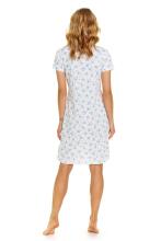 Doctornap  Cotton Night Dress Art.TCB.9394.BLUE_FLOWERS.S.01   Хлопковая ночная рубашка для беременных/кормления