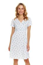 Doctornap  Cotton Night Dress Art.TCB.9394.BLUE_FLOWERS.S.01   Хлопковая ночная рубашка для беременных/кормления