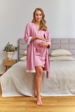 Dobranocka Art.SWW.7461.BLUSH_ROSE chalatas nėščioms moterims