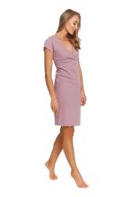 Doctornap  Cotton Night Dress Art.TCB.7303.MISTY_ROSE  Хлопковая ночная рубашка для беременных/кормления