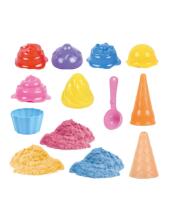 WOOPIE SAND FAIRY Kinetic Sand Set Ice Cream Shop 13 pcs