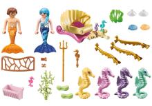 PLAYMOBIL MERMAIDS Jūros arkliukų karieta 71500