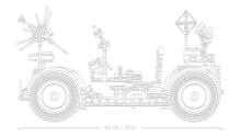 LEGO Technic NASA Apollo Mėnulio Rovers - LRV