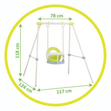 Smoby Metal Baby Swing