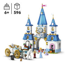 LEGO Disney Pelenės pilis ir arklių vežimas