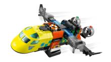 LEGO miesto lėktuvas, aptarnavimo sunkvežimis ir oro plaustas